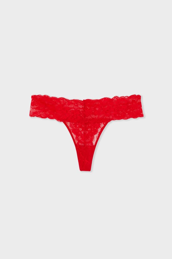 Lace Thong;${refinementColor}