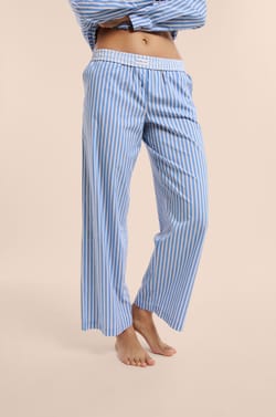 Pyjama-Hose mit Streifen;${refinementColor}