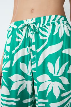 Bedruckte Pyjama-Hose;${refinementColor}