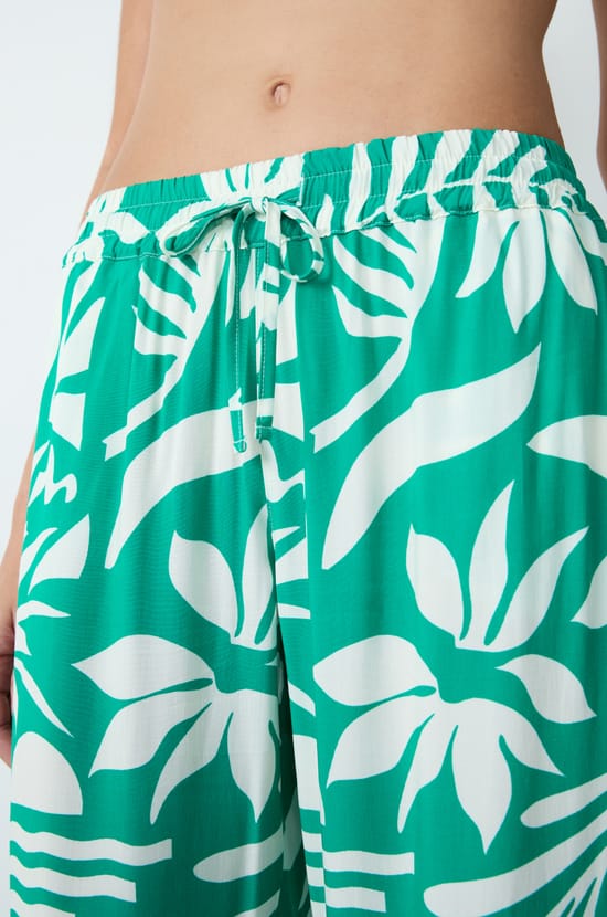 Pantalon de pyjama imprimé;${refinementColor}