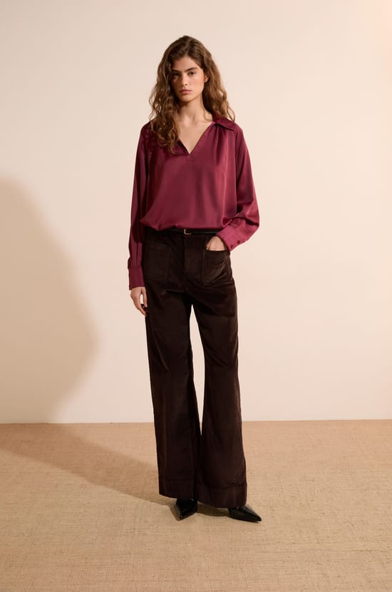 Chemise satin&eacute;e;${refinementColor}
