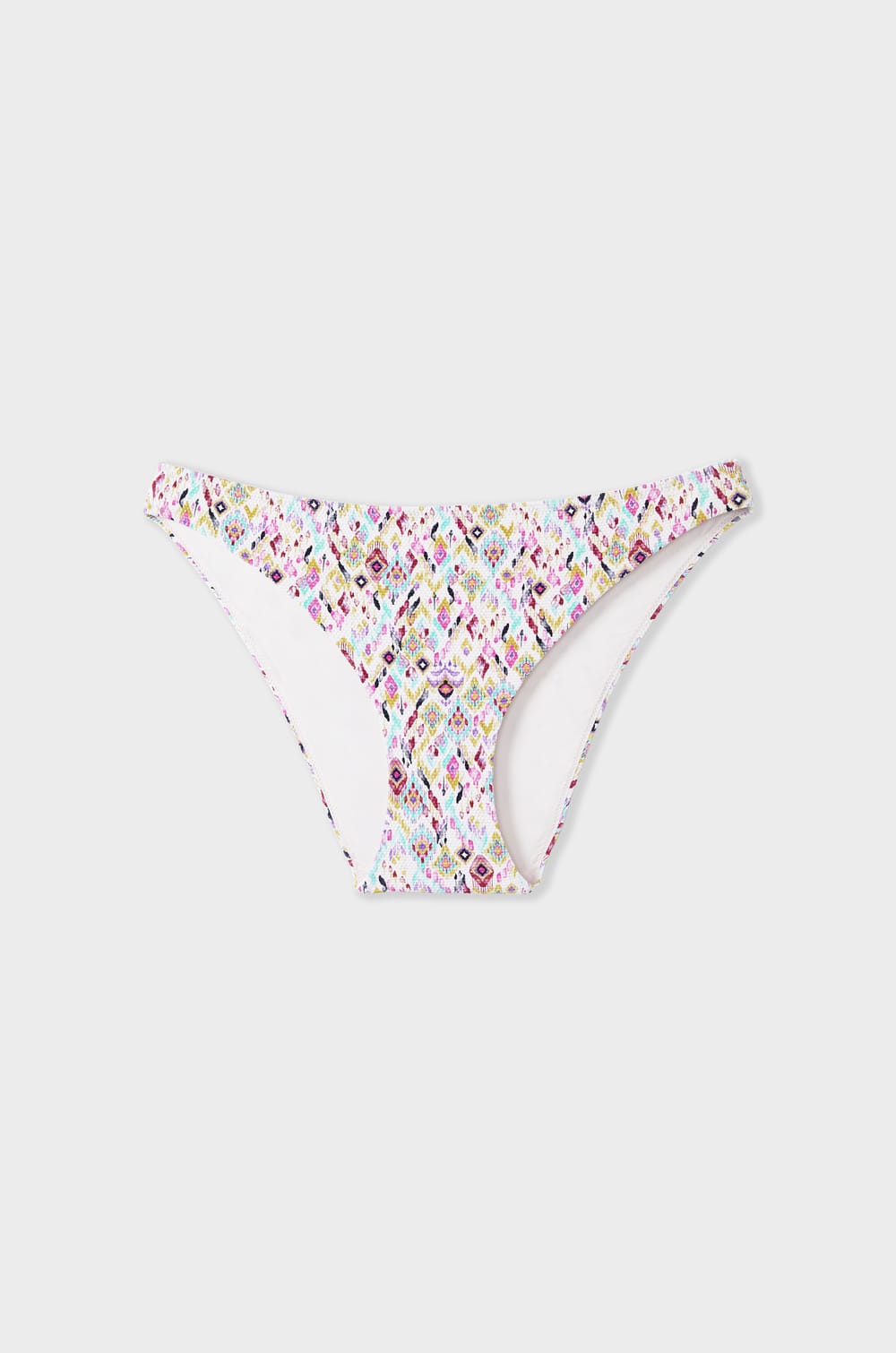 Patterned bikini bottom brief;${refinementColor}