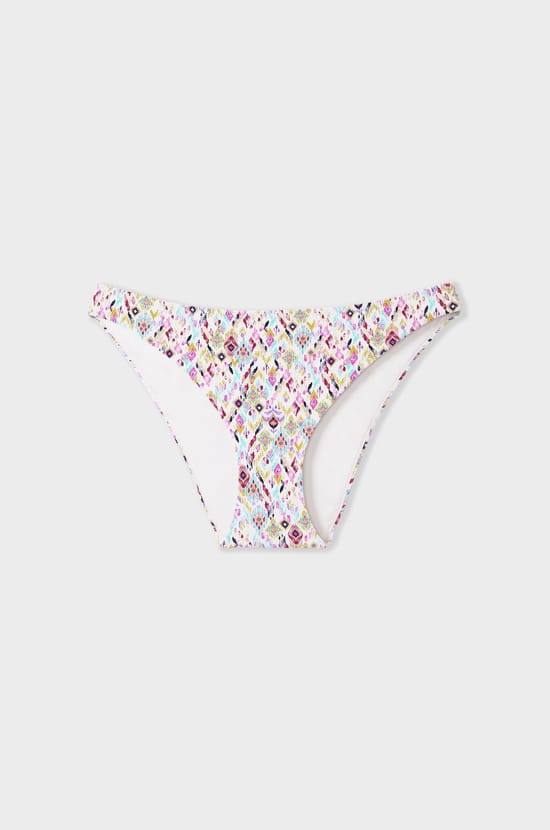 Patterned bikini bottom brief;${refinementColor}
