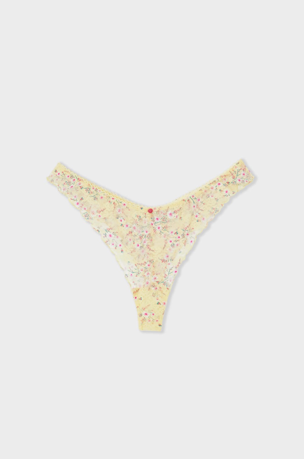 Printed lace tanga;${refinementColor}