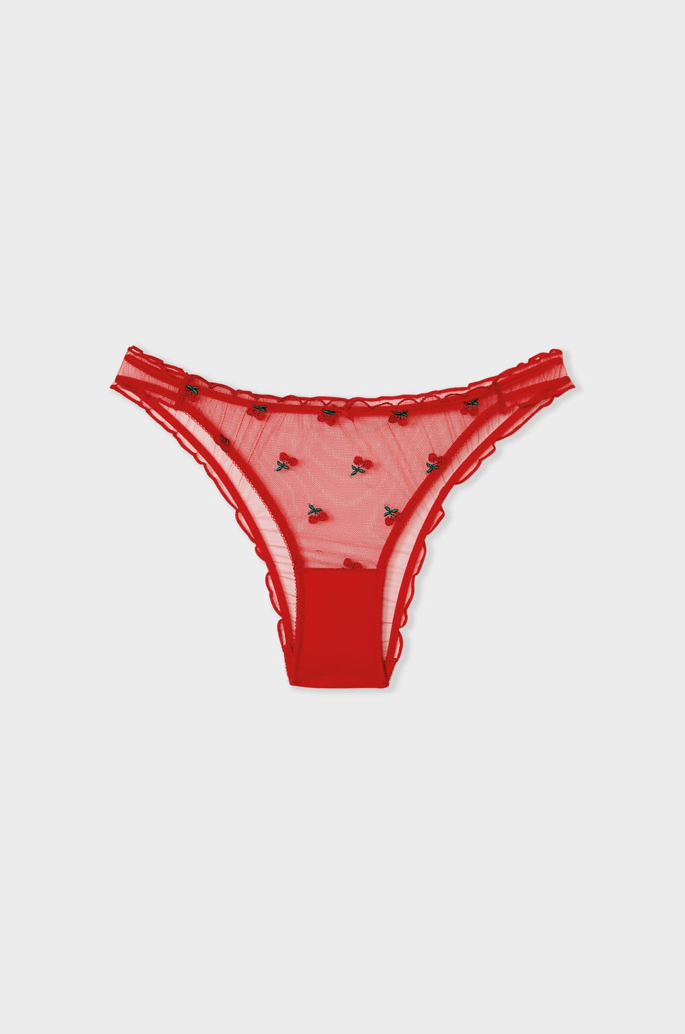 Brief with strawberry embroidery;${refinementColor}
