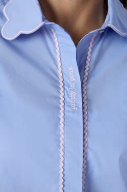 Cotton Pyjama Shirt "Pretty in Pink;${refinementColor}