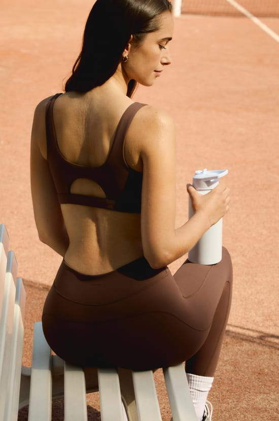 High-Waist Microfiber Leggings;${refinementColor}