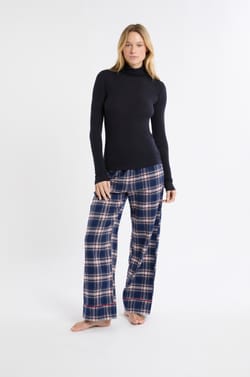 Thermal Turtleneck T-shirt with Wool;${refinementColor}