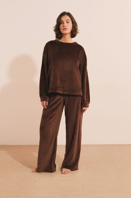 Pantalon de pyjama large;${refinementColor}