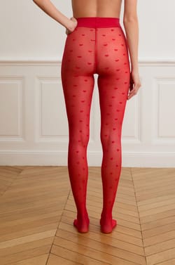 Transparante panty met hartjesmotief;${refinementColor}