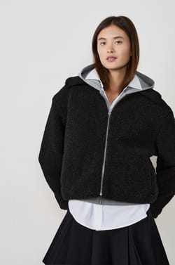 Blouson court zipp&eacute;;${refinementColor}