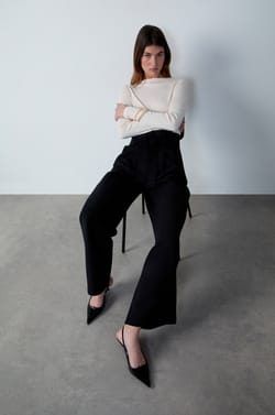 Wide Tie-Waist Trousers;${refinementColor}