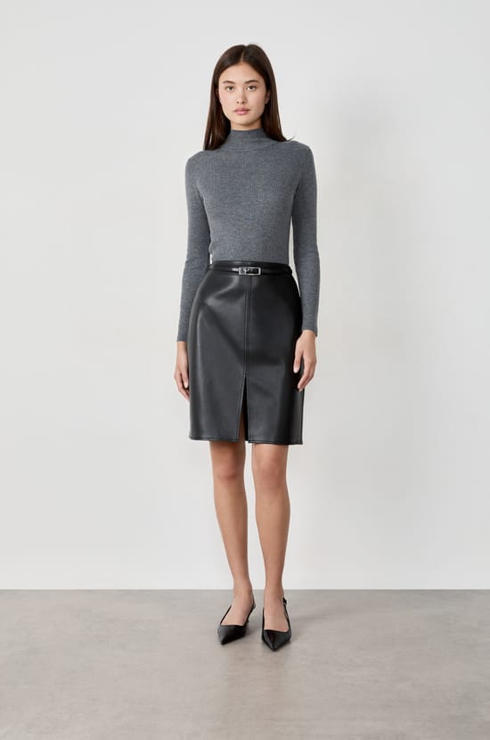 High Neck Sweater;${refinementColor}