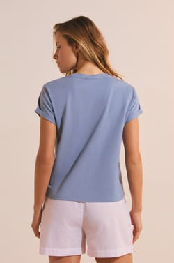 T-shirt de pyjama en coton &agrave; imprim&eacute;;${refinementColor}
