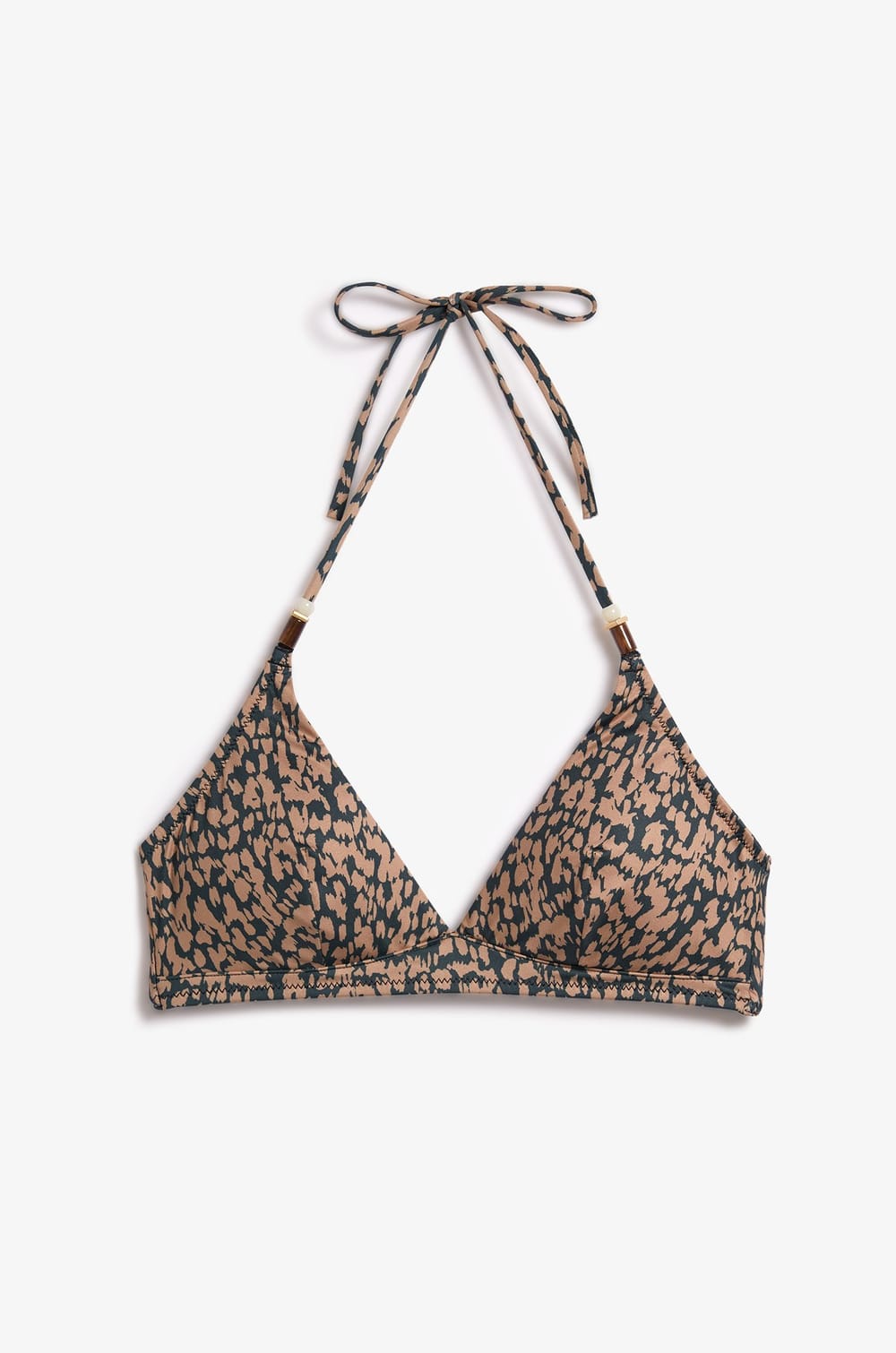 Triangle Patterned Bikini Top;${refinementColor}