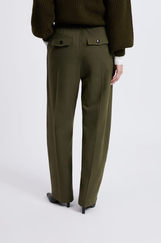 Pantalon large droit;${refinementColor}