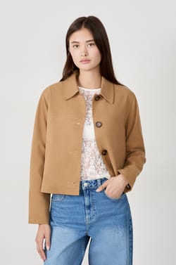 Veste effet suèdine;${refinementColor}