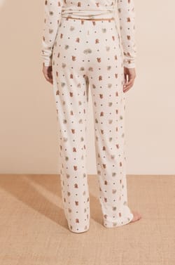 Pantalon de pyjama avec boutons;${refinementColor}