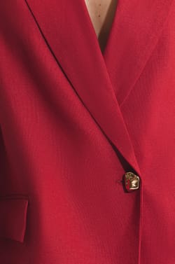 Veste blazer avec lin;${refinementColor}