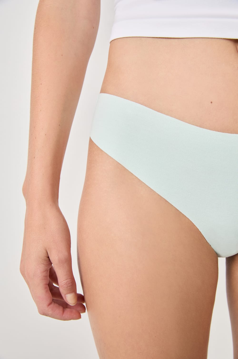 Culotte en coton sans couture;${refinementColor}