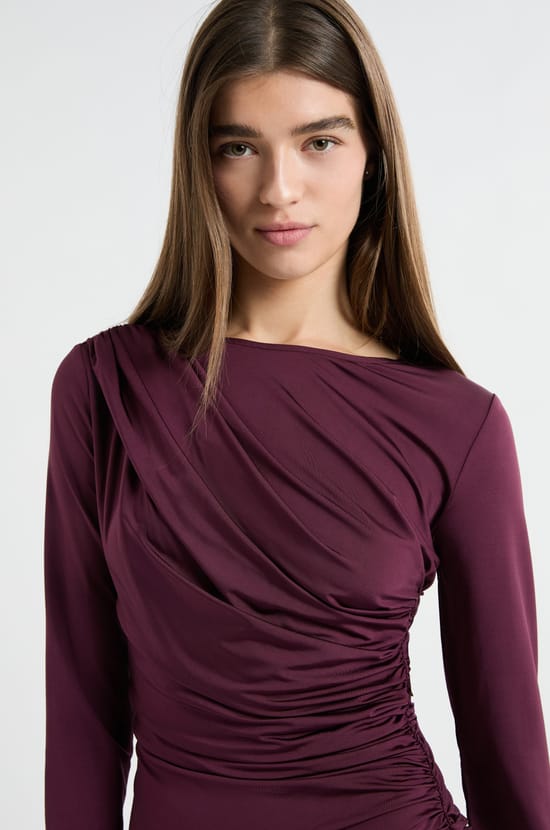 Fitted Short Dress;${refinementColor}