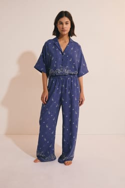Pantal&oacute;n de pijama estampado;${refinementColor}