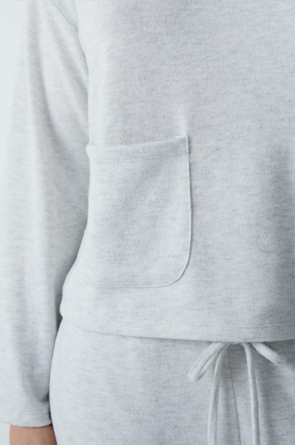 Pyjama Sweatshirt with Two Pockets;${refinementColor}