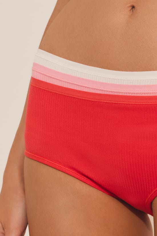 Lot de 3 shorties en coton;${refinementColor}