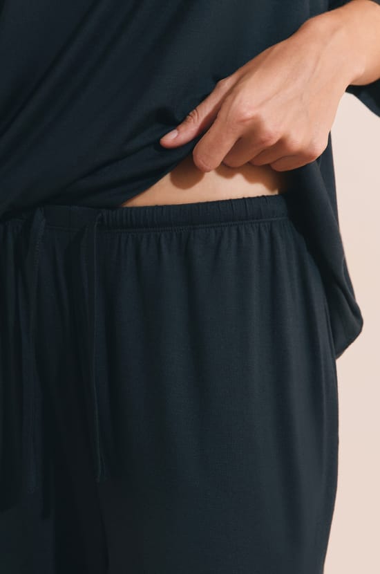 Pantalon de pyjama large &eacute;lastiqu&eacute;;${refinementColor}
