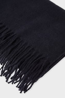Scarf with Fringes;${refinementColor}