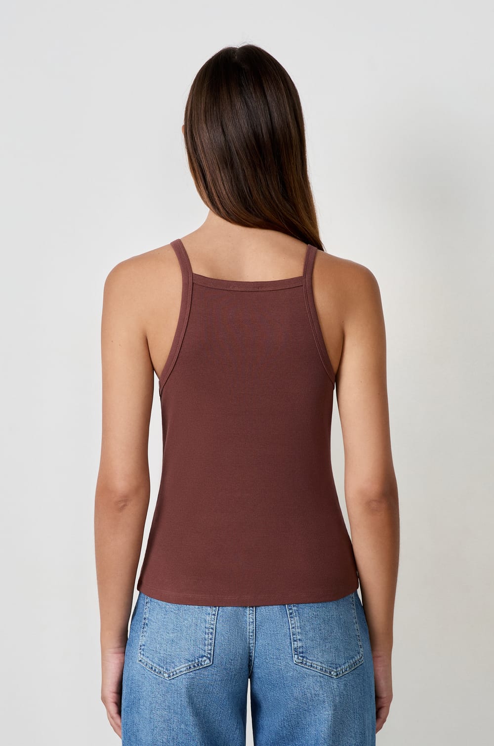 Ribbed Tank Top;${refinementColor}