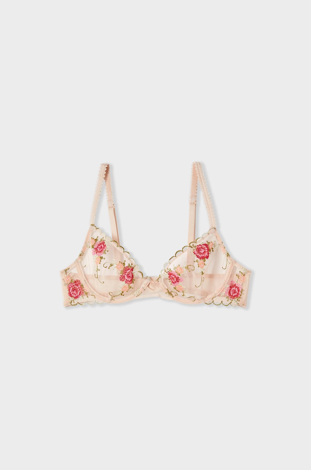 Soutien-gorge en broderie;${refinementColor}