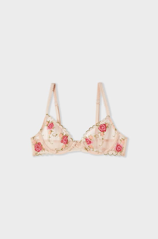Soutien-gorge en broderie;${refinementColor}