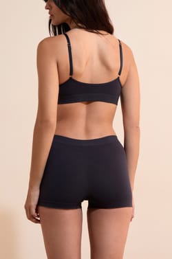 Seamless Boyshort in Organic Cotton;${refinementColor}