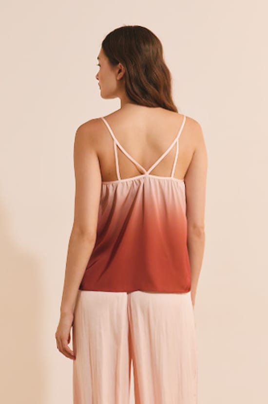 Top sans manches satin&eacute;;${refinementColor}