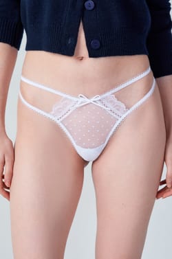 Tulle and Lace Tanga;${refinementColor}