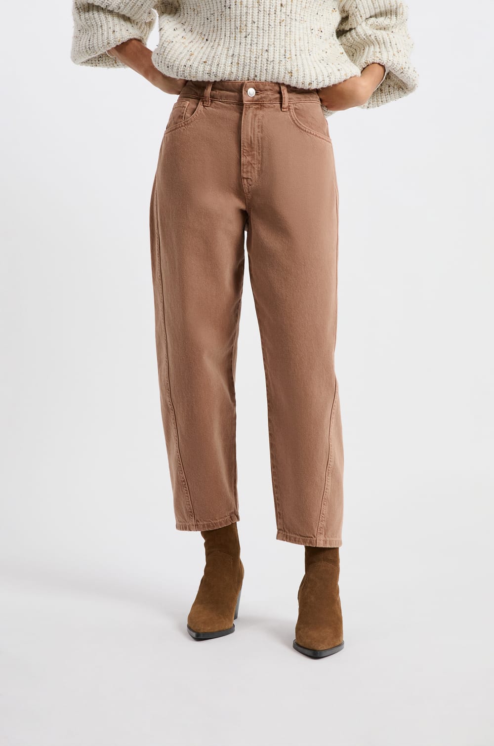 Pantalon en coton;${refinementColor}