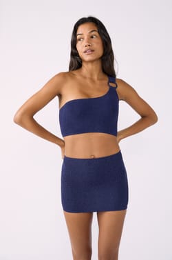 Strapless/skirt in stretchy material;${refinementColor}