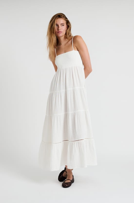 Long Fluid Dress;${refinementColor}