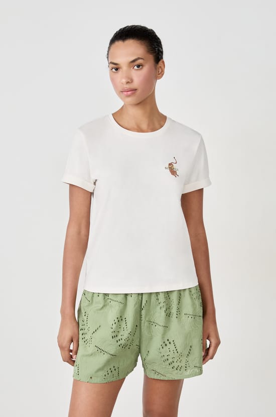 Cotton pyjama T-shirt;${refinementColor}