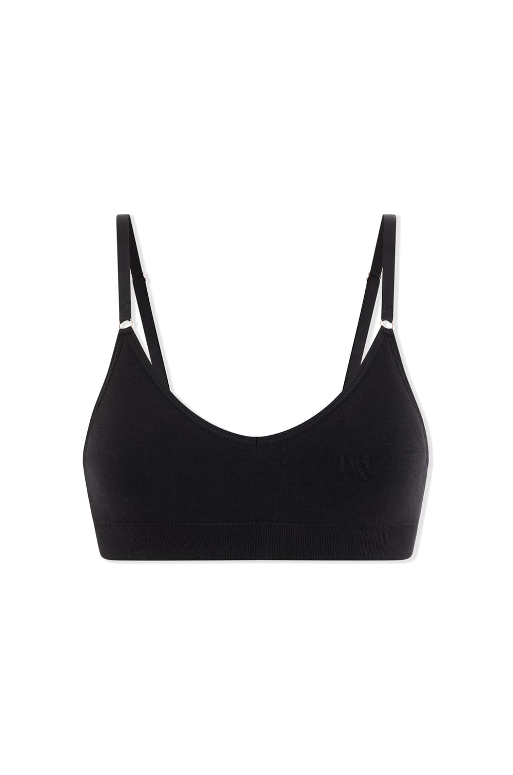 Seamless Organic Cotton Bralette;${refinementColor}