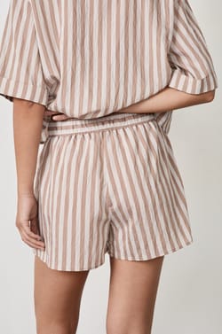 Flowy Striped Shorts;${refinementColor}