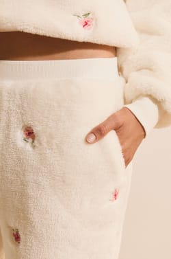 Pantalon de pyjama &agrave; motif floral;${refinementColor}