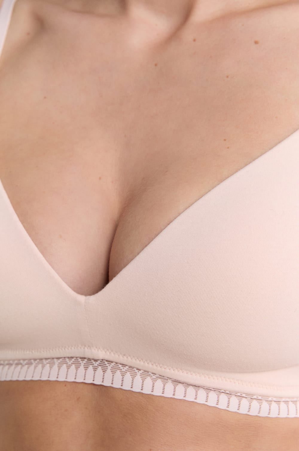 Wireless Lightly Lined Cotton Bra;${refinementColor}
