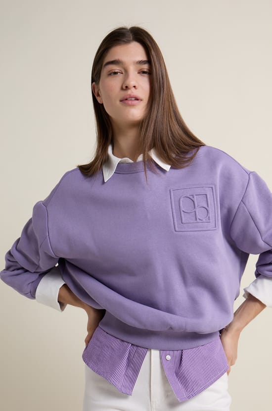 Sweatshirt manches longues;${refinementColor}