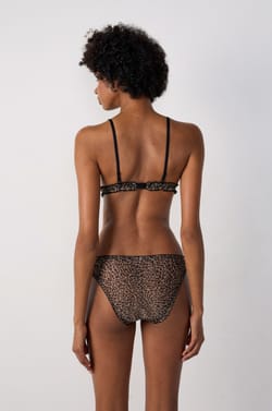 Wireless Triangle Leopard Tulle;${refinementColor}