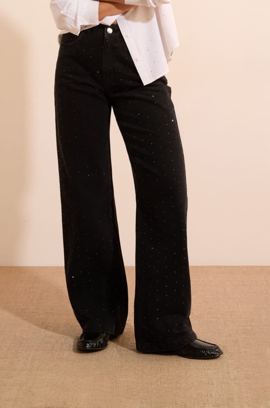 Jean avec strass;${refinementColor}
