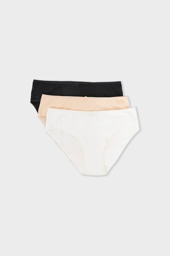 Pack of 3 Cotton Briefs;${refinementColor}
