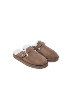 Chaussons mules avec boucle;${refinementColor}