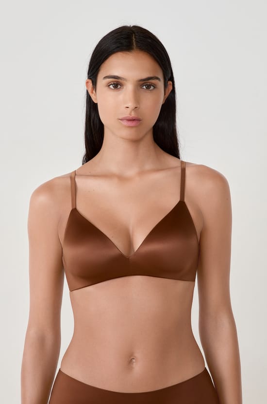 Soutien-gorge triangle sans armatures;${refinementColor}